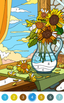 Скачать Daily Coloring Paint by Number Настольные игры для Андроид скриншот 2