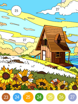 Скачать Daily Coloring Paint by Number Настольные игры для Андроид скриншот 7