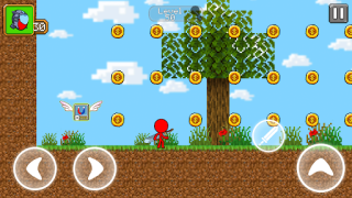 Скачать Red Stickman Parkour Fighter Приключения для Андроид скриншот 3