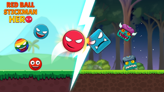 Скачать Red Ball & Stick Hero Приключения для Андроид скриншот 6