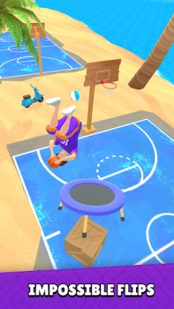 Скачать Hoop World: Flip Dunk Game 3D Спортивные игры для Андроид скриншот 5
