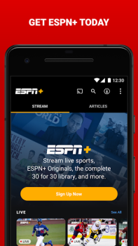 Скачать ESPN Спорт для Андроид скриншот 4
