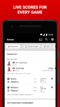Скачать ESPN Спорт для Андроид скриншот 6