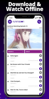 Скачать Funimation Развлечения для Андроид скриншот 4