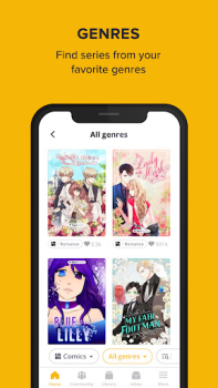 Скачать Tapas – Comics and Novels Комиксы для Андроид скриншот 3