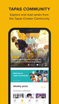 Скачать Tapas – Comics and Novels Комиксы для Андроид скриншот 4