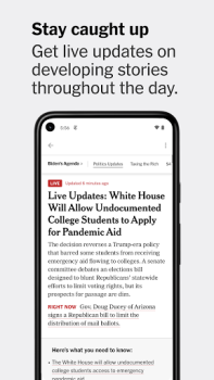 Скачать The New York Times: Live News Новости и журналы для Андроид скриншот 3
