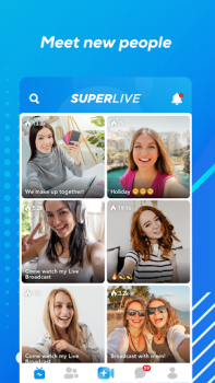 Скачать SuperLive - Прямые Эфиры & Чат Социальные для Андроид скриншот 3