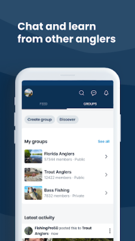 Скачать Fishbrain - Fishing App Спорт для Андроид скриншот 7