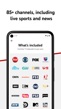 Скачать YouTube TV: Live TV & more Развлечения для Андроид скриншот 2