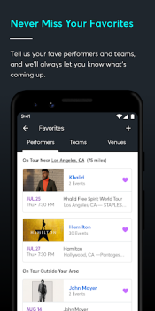 Скачать Ticketmaster－Buy, Sell Tickets Мероприятия для Андроид скриншот 6