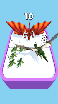 Скачать Merge Master: Dinosaur Monster Аркады для Андроид скриншот 2