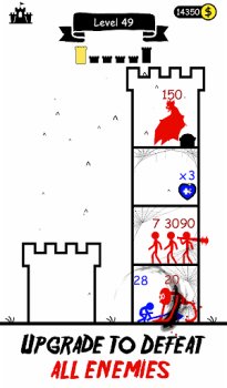 Скачать Stick Hero: Tower Defense Казуальные для Андроид скриншот 2