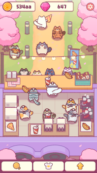 Скачать Cat Snack Bar:кошки игры Симуляторы для Андроид скриншот 2