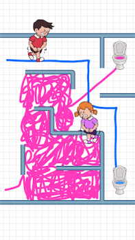 Скачать Toilet Rush: Pee Master Головоломки для Андроид скриншот 5