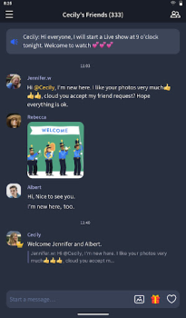Скачать Fambase: Live & Group Chat Стиль жизни для Андроид скриншот 6