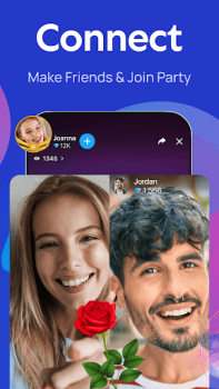 Скачать Plamfy: Live Stream Video Chat Социальные для Андроид скриншот 2
