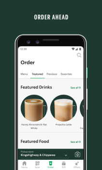 Скачать Starbucks Еда и напитки для Андроид скриншот 3