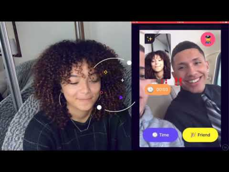 Скачать Monkey - random video chat Социальные для Андроид скриншот 6