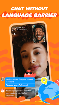 Скачать HOLLA - Live Random Video Chat Социальные для Андроид скриншот 2