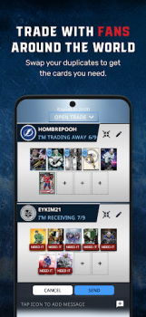Скачать Topps® NHL SKATE™ Card Trader Спорт для Андроид скриншот 3
