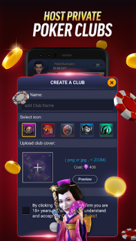 Скачать PokerBROS: Play NLH, PLO, OFC Социальные для Андроид скриншот 5