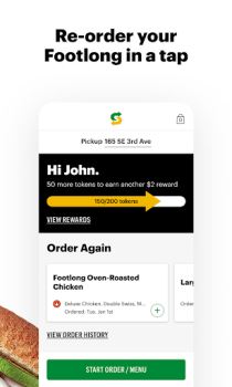 Скачать Subway® Еда и напитки для Андроид скриншот 3
