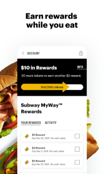 Скачать Subway® Еда и напитки для Андроид скриншот 5