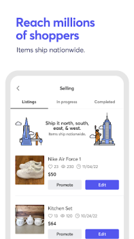 Скачать Mercari: Buy and Sell App Покупки для Андроид скриншот 6