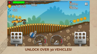 Скачать Hill Climb Racing Гонки для Андроид скриншот 2
