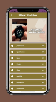 Скачать X5 Smart Watch Guide Образование для Андроид скриншот 7
