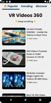 Скачать VR-видео 360 Развлечения для Андроид скриншот 2