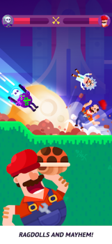 Скачать Ultimate Bowmasters Симуляторы для Андроид скриншот 4