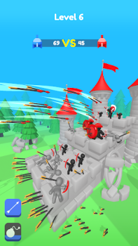 Скачать Merge Archers: лучники мердж Аркады для Андроид скриншот 2