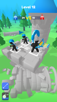 Скачать Merge Archers: лучники мердж Аркады для Андроид скриншот 3