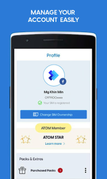 Скачать ATOM Store, Myanmar Связь для Андроид скриншот 3