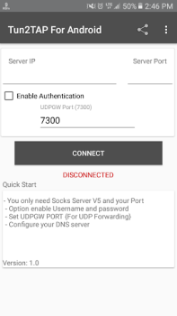 Скачать Tun2TAP Socks/HTTP to VPN Инструменты для Андроид скриншот 2