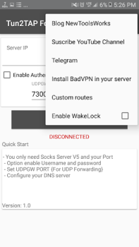 Скачать Tun2TAP Socks/HTTP to VPN Инструменты для Андроид скриншот 4