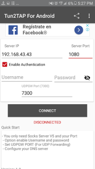 Скачать Tun2TAP Socks/HTTP to VPN Инструменты для Андроид скриншот 7