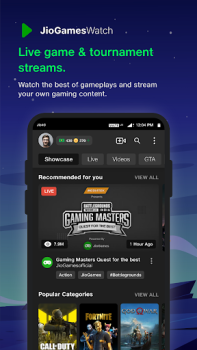 Скачать JioGames: Play, Win, Stream Развлечения для Андроид скриншот 3
