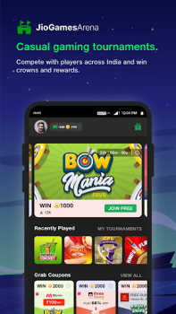 Скачать JioGames: Play, Win, Stream Развлечения для Андроид скриншот 4