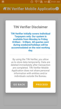 Скачать TIN Verifier Application Финансы для Андроид скриншот 2