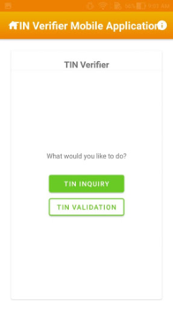Скачать TIN Verifier Application Финансы для Андроид скриншот 3