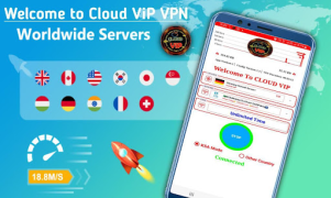 Скачать Cloud ViP VPN- Super Fast Связь для Андроид скриншот 5