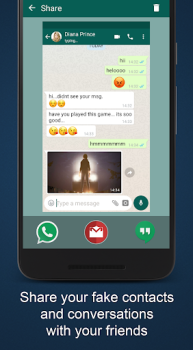 Скачать Fake Chat ChatsMock Text Prank Развлечения для Андроид скриншот 7