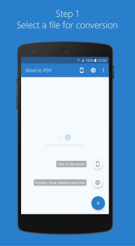 Скачать Word to PDF Работа для Андроид скриншот 2