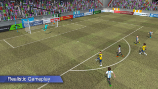 Скачать Pro League Soccer Спортивные игры для Андроид скриншот 2