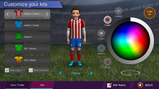 Скачать Pro League Soccer Спортивные игры для Андроид скриншот 3