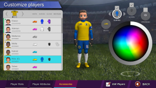 Скачать Pro League Soccer Спортивные игры для Андроид скриншот 4