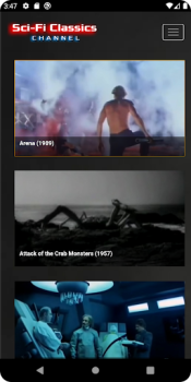 Скачать Sci-Fi Classic Movies Channel Развлечения для Андроид скриншот 3